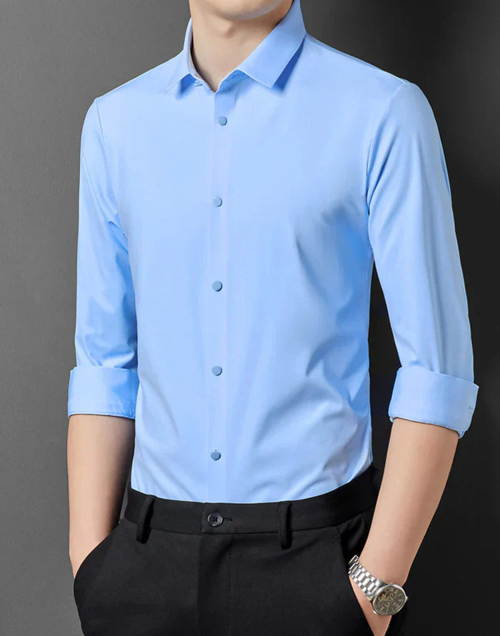 MARCEL – DAS BÜGELFREIE STRETCHHEMD FÜR MÄNNER MIT ANSPRUCH