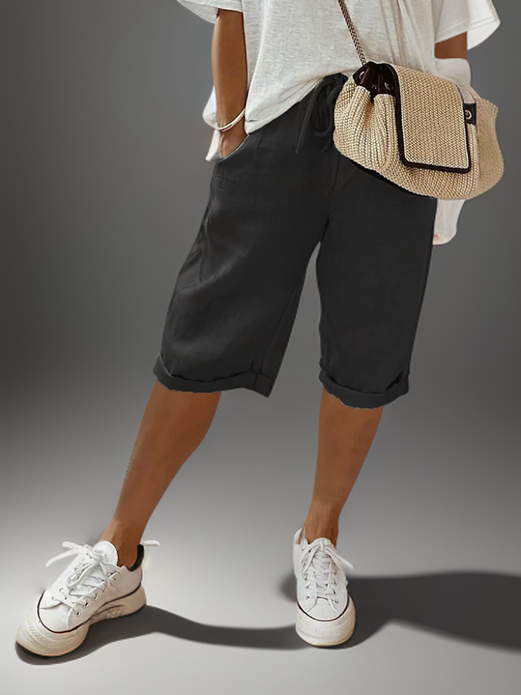 Beatrice | Hose mit Kordelzug und Seitentaschen