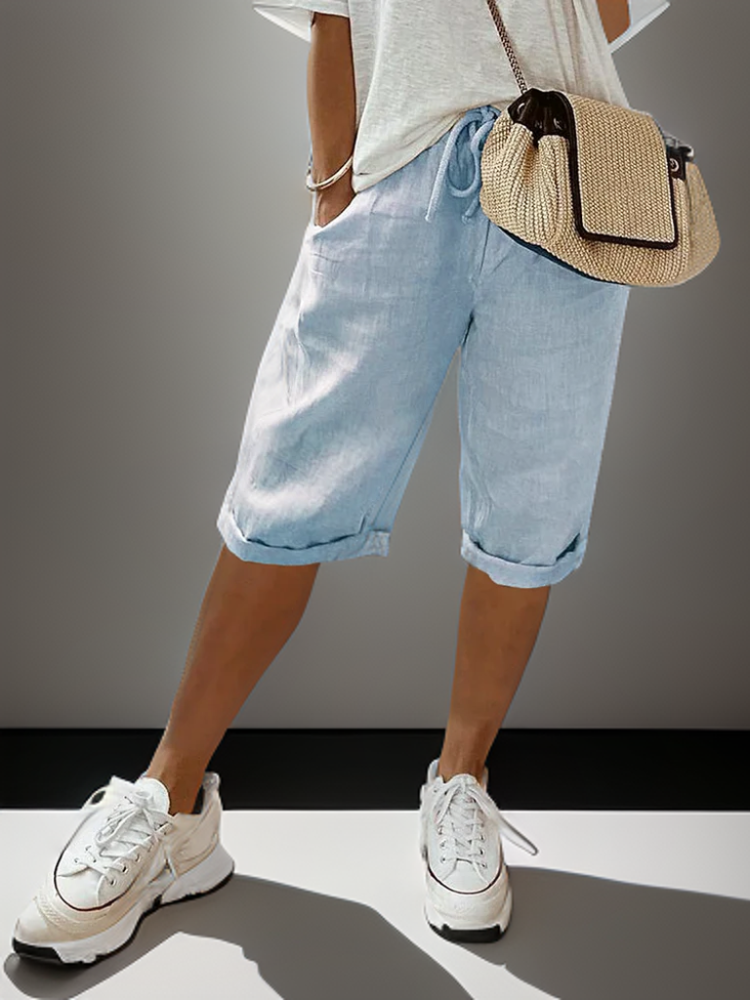 Beatrice | Hose mit Kordelzug und Seitentaschen