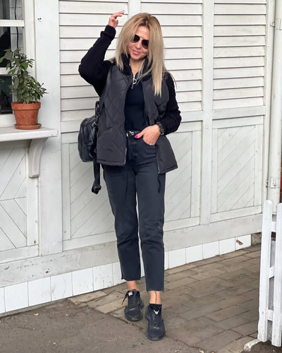 Katrin | Patchwork Jacke mit Stehkragen