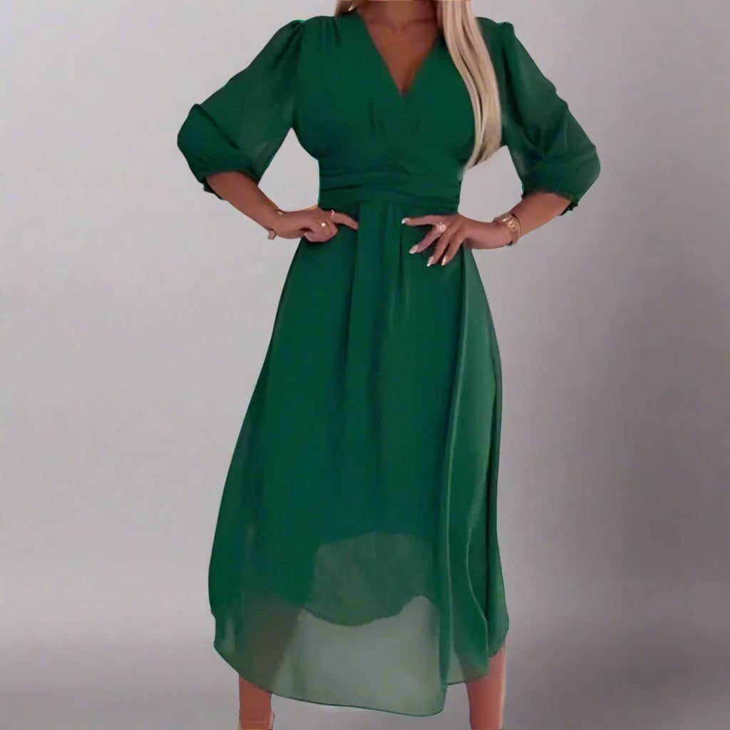 Stefanie | Elegantes Wickelkleid mit idealer Passform