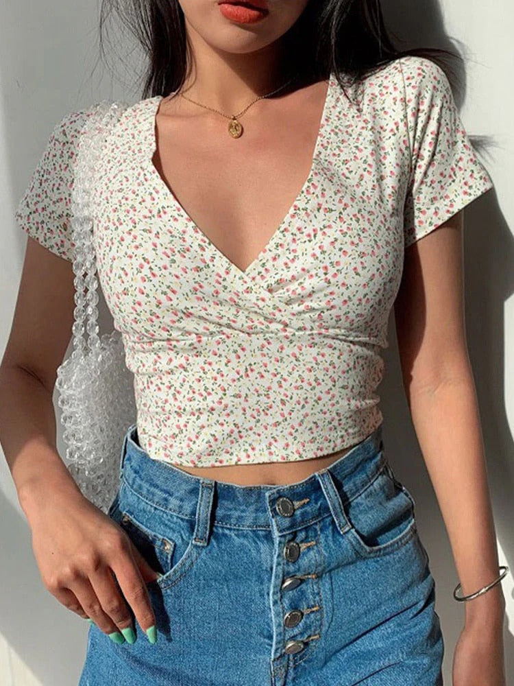 Shayne - Crop Top Bluse