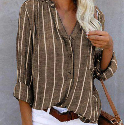 Vernice - Atmungsaktives und modisches gestreiftes Hemd