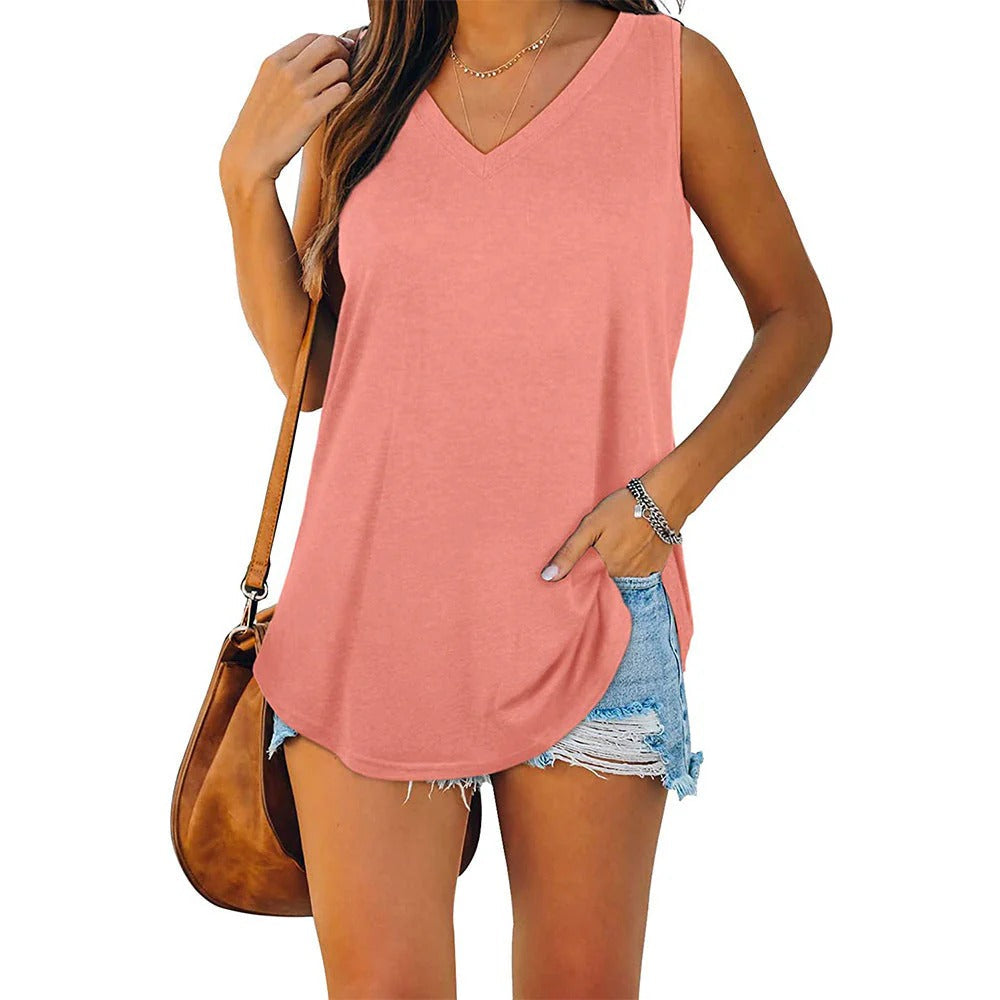 Miriam - Tank-Top mit V-Ausschnitt
