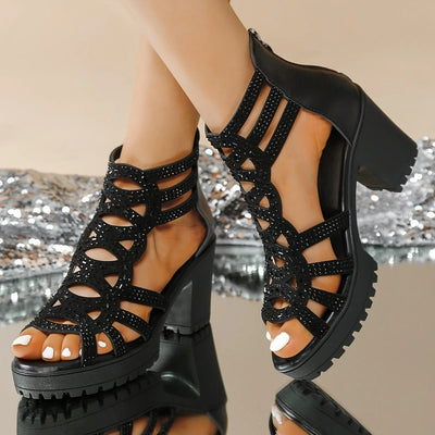 Crisanta | Elegante & Bequeme Sommer-Sandaletten mit Absatz