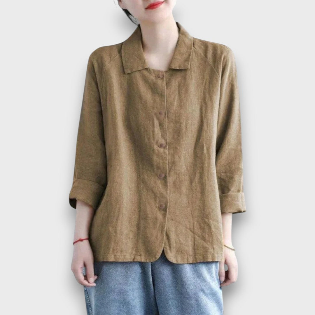 Silviane – Legere Jacke mit Knopfleiste