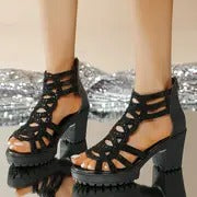 Crisanta | Elegante & Bequeme Sommer-Sandaletten mit Absatz