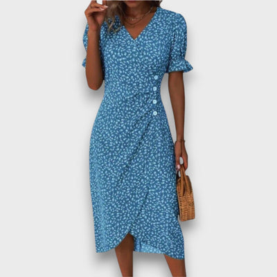 Heliane – Blumiges Midikleid