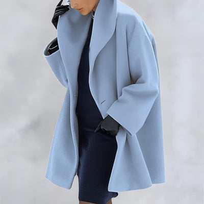 Abigail® | Winddichter Wollmantel mit Schalkragen