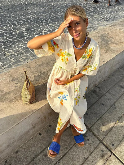 Éronéa Kleid - Sommerleicht & Stilvoll