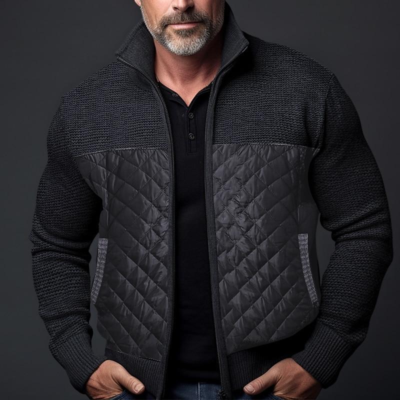 Herren Steppjacke mit Stehkragen