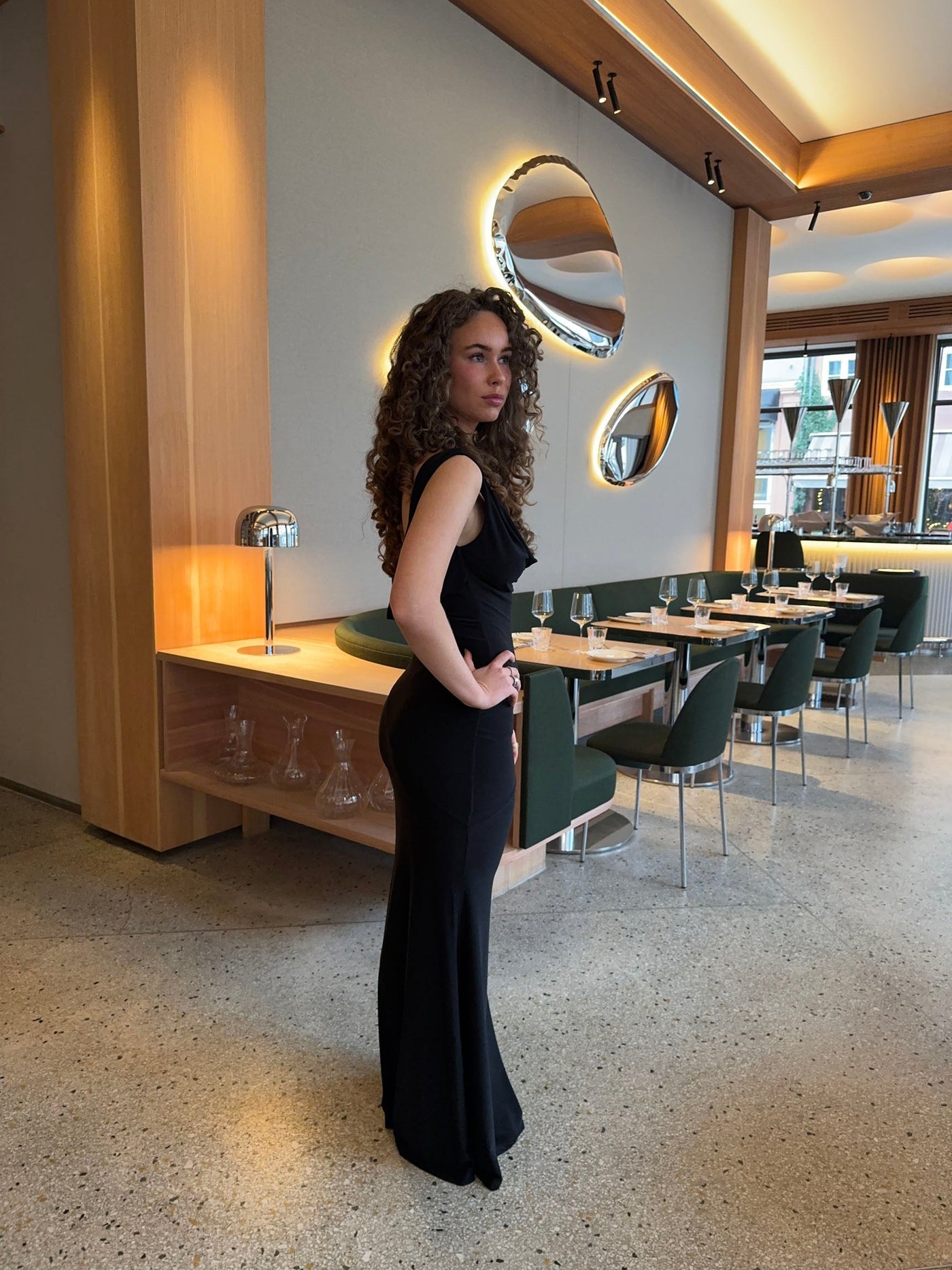 Damen Maxikleid ärmellos Baumwolle V-Ausschnitt für Sommer & Party