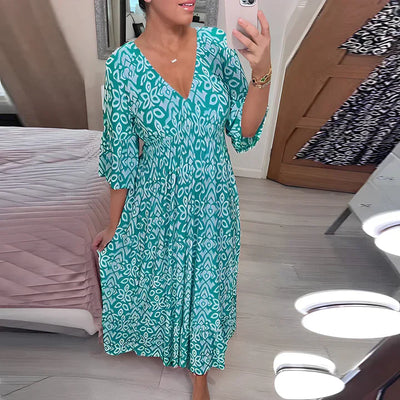 Frieda | Luftiges Sommerkleid mit V-Ausschnitt