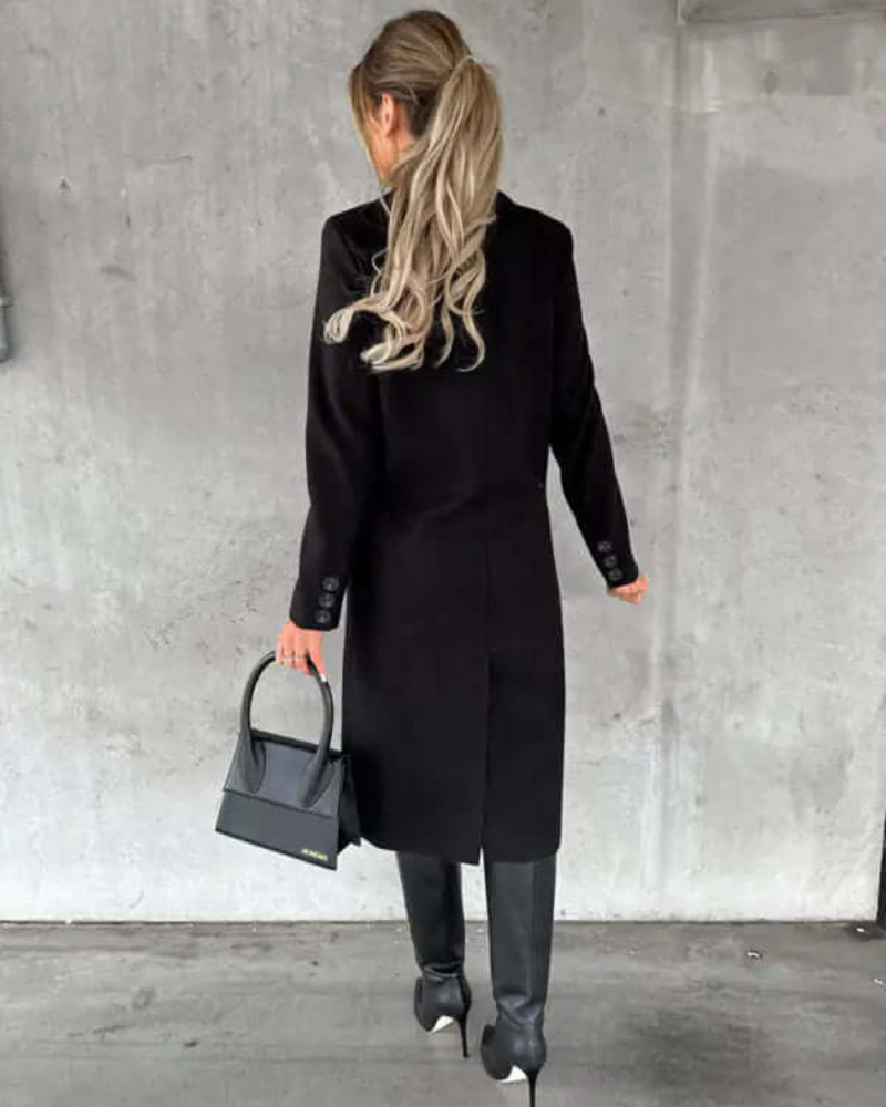 Shayla | Damen Lange Trenchcoat | Warme Jacke