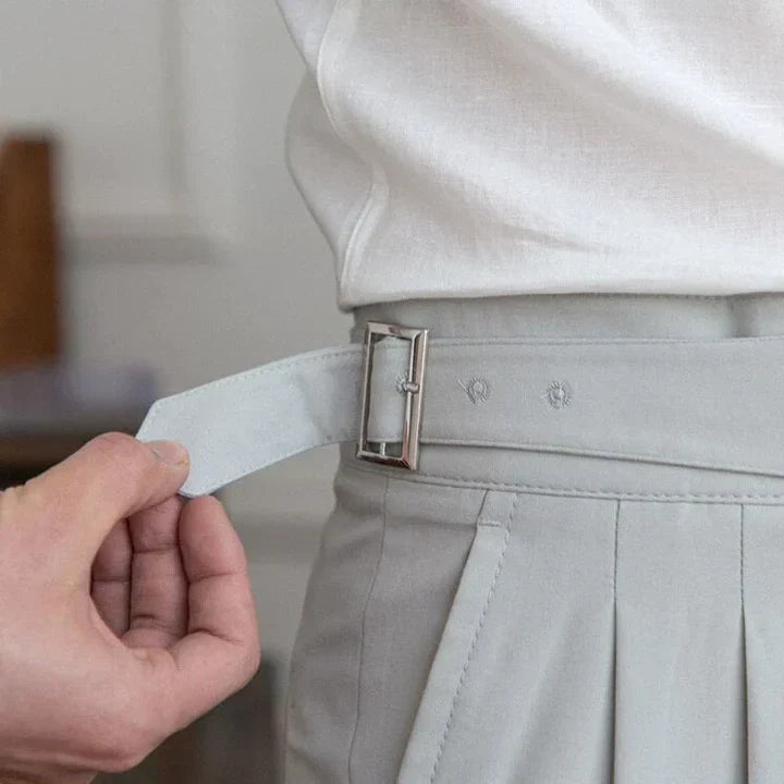 Romeo - klassische hose mit schnallen