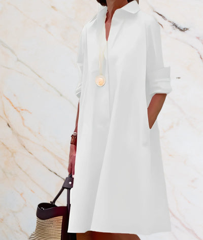 Linia - Elegantes Frühling Polo-Kleid