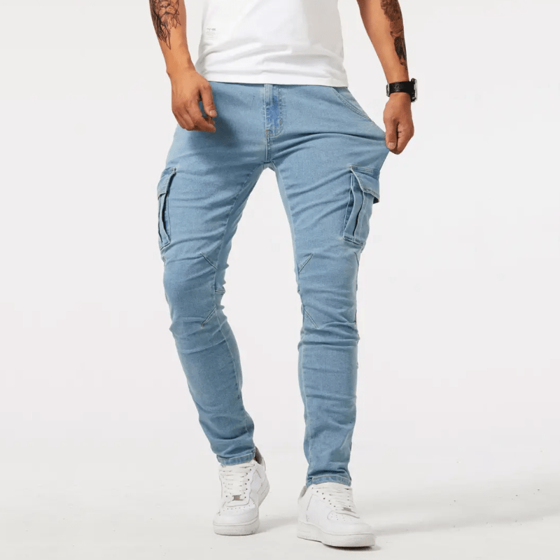 Herren Cargo Hose Slim Fit | Stretch Bequem