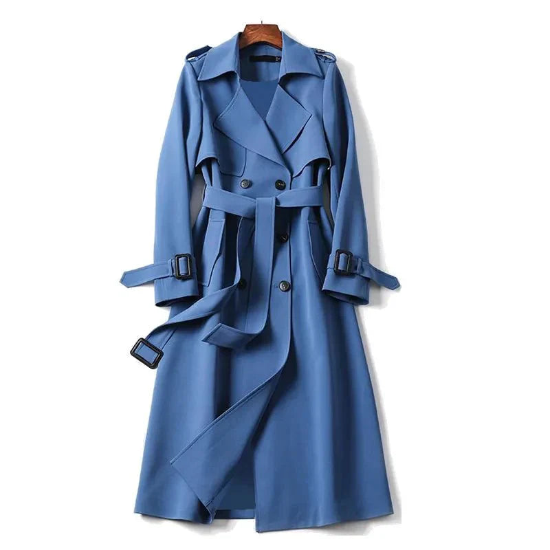 Damen Lang Trenchcoat | Elegante