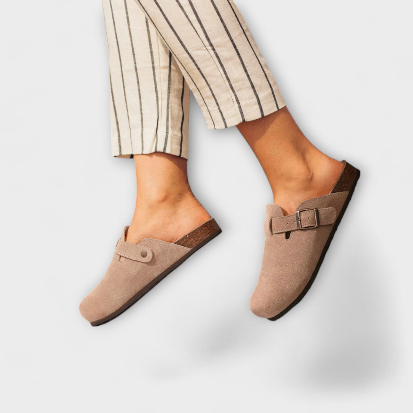 Mavira – Komfort-Slipper mit Korkfußbett