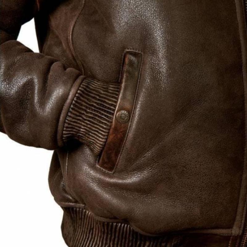 Herren-Vintage-Jacke mit mehreren Taschen