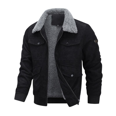 Jacke mit Reverskragen und mehreren Taschen für Herren