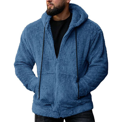 Herrenjacke mit Kapuze und Seitentaschen