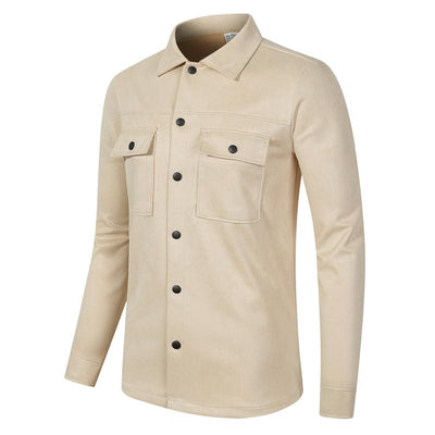 Geknöpfte Jacke mit Fronttaschen