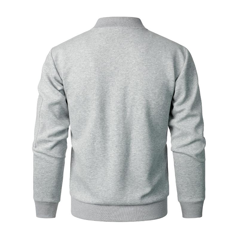 Jacke mit durchgehendem Reißverschluss und Stehkragen für Herren