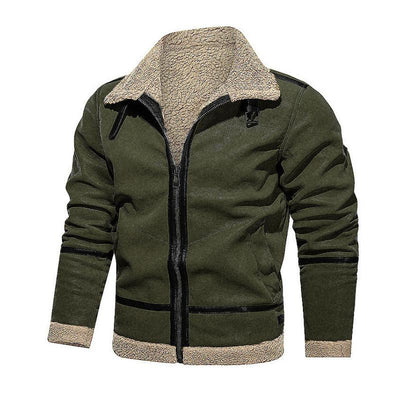 Herren-Zipper-Jacke mit Seitentaschen