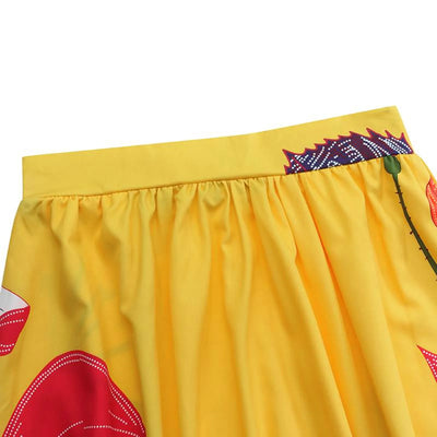 Kyrel- Der feminine Maxi-Rock mit romantischem Blumen-Print