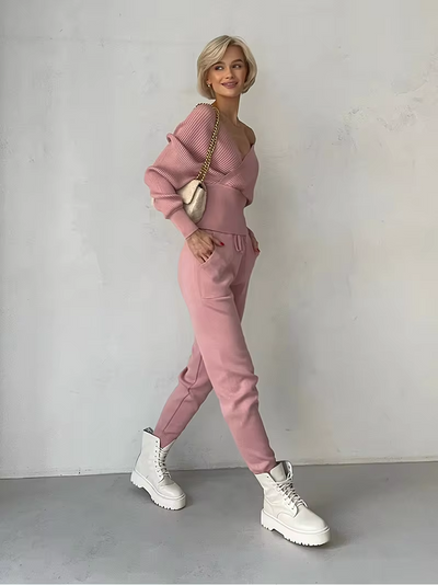 Zita | Bluse mit Off-Shoulder und Überjacke