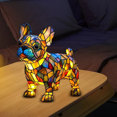 GlowHound – Hundelampe Aus Buntglas