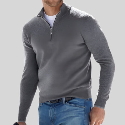 Steven | Warmer Winterpullover mit Reißverschluss