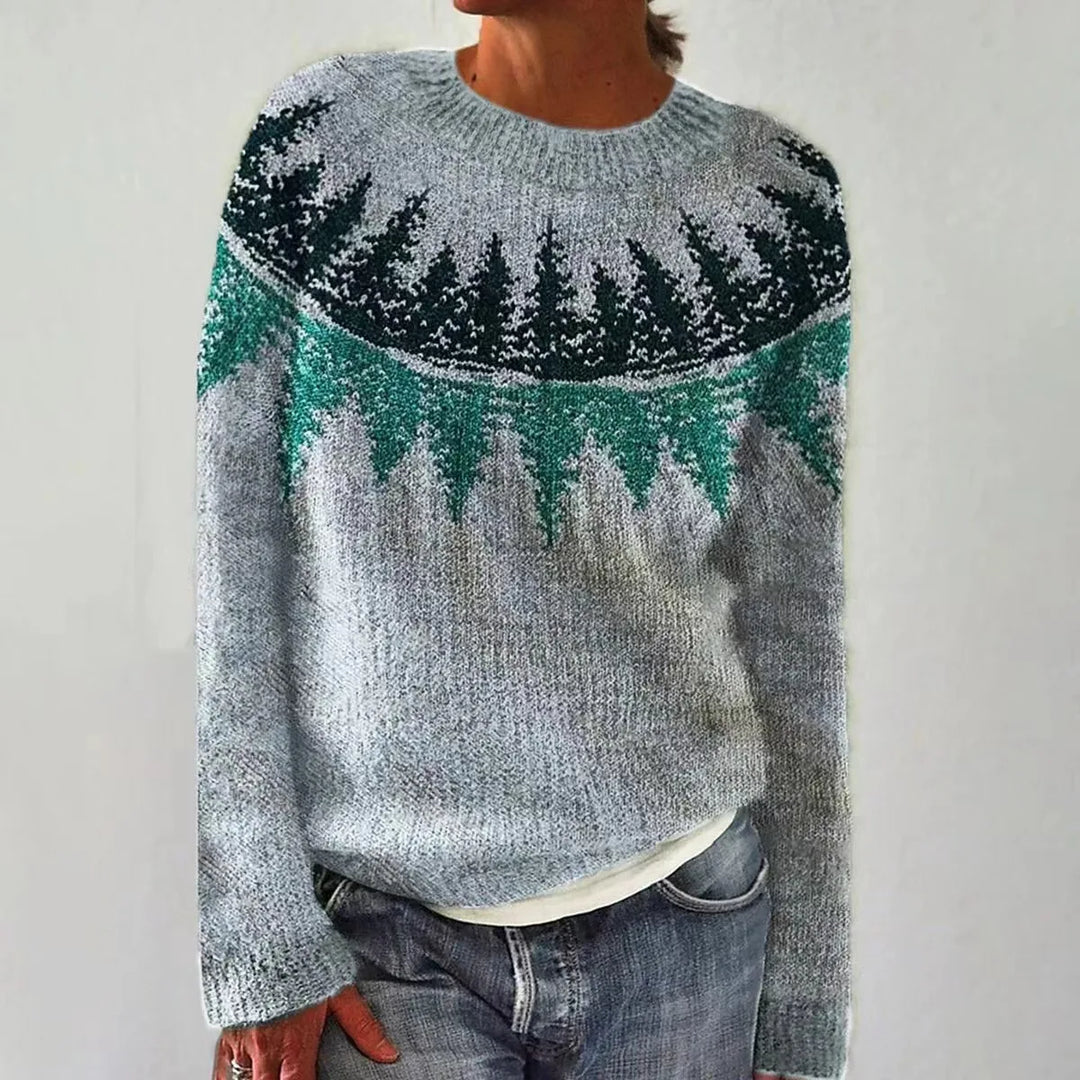 Cheryl | Strickpullover mit Rundhalsausschnitt