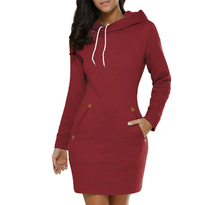 Bernadette | Casual Hoodie Kleid mit Taschen