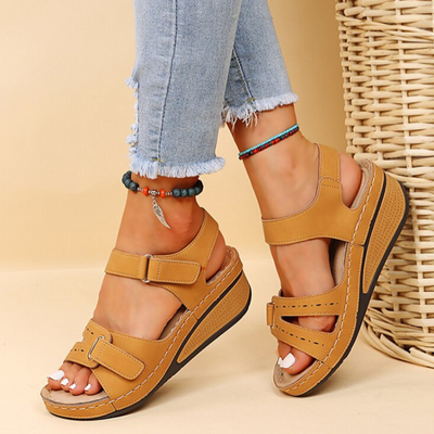 Kathy | Sandalen Damen Bequem | Schwarz