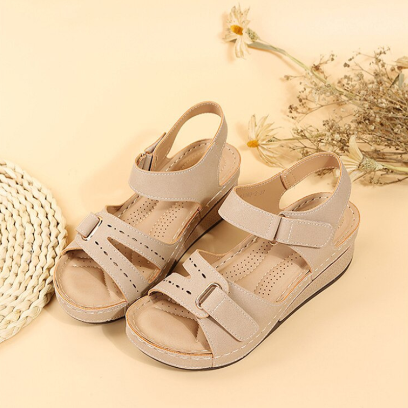 Kathy | Sandalen Damen Bequem | Schwarz