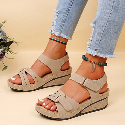 Kathy | Sandalen Damen Bequem | Schwarz
