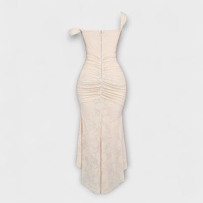 Renske - Stilvolles Maxikleid mit kunstvollem Korsett