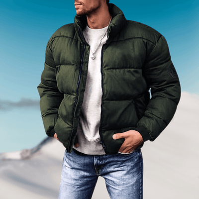 Archer | Herren Schwarz Daunenjacke | Steppjacke Leichte