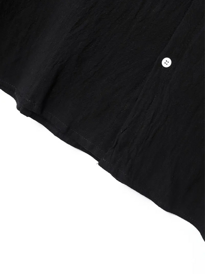 Harris | Herren Schwarz Hemd | Button Down