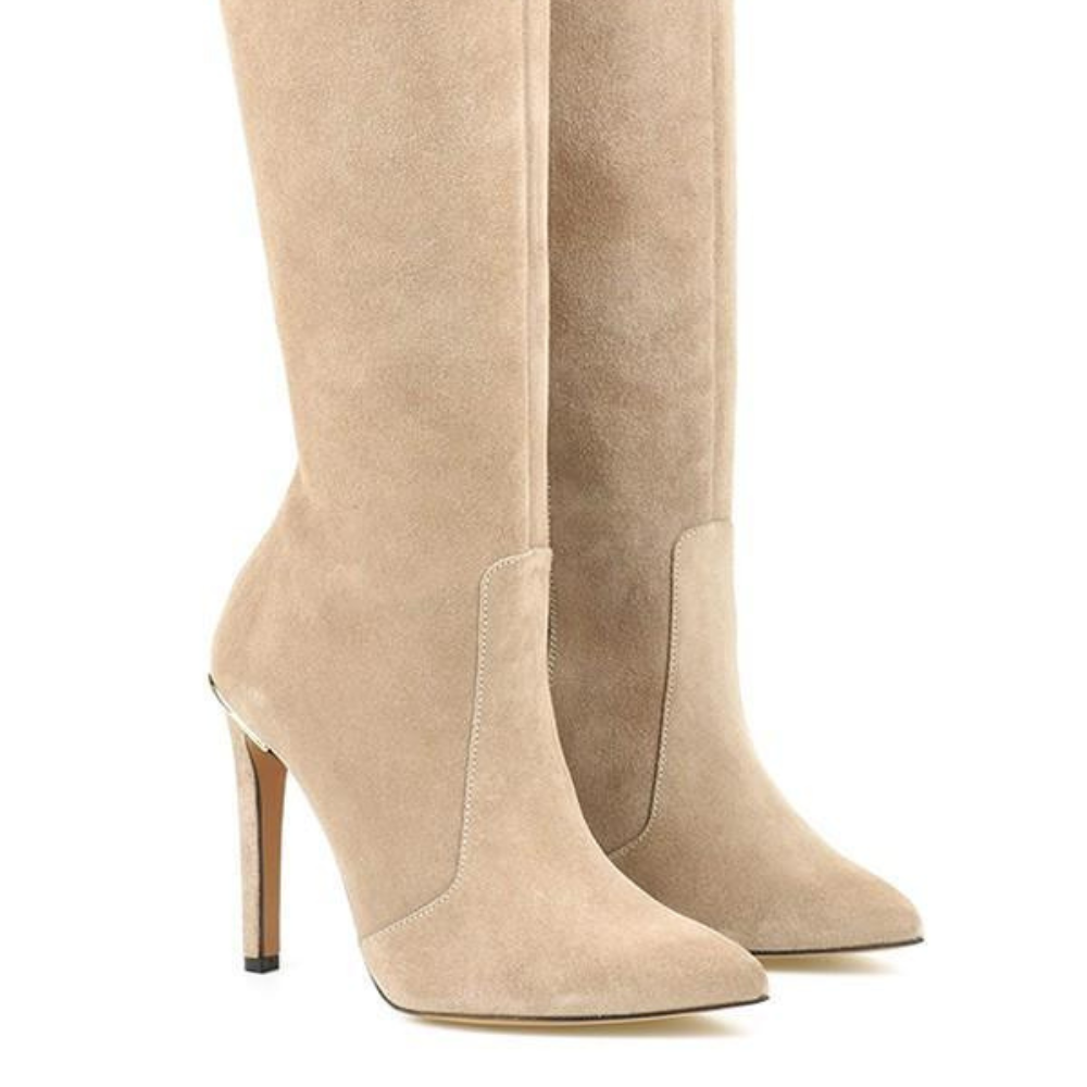 Pandora | Damen Absatz Stiefel | Schwarz