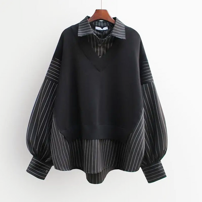 Silkine Layered Bluse Eleganz