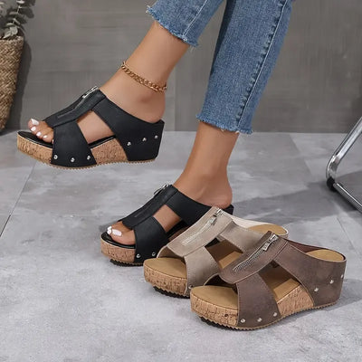 Alessia™ | Orthopädische Keilsandalen mit offenen Zehen