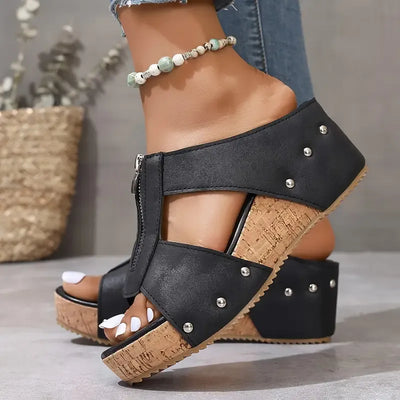 Alessia™ | Orthopädische Keilsandalen mit offenen Zehen