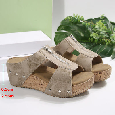 Alessia™ | Orthopädische Keilsandalen mit offenen Zehen