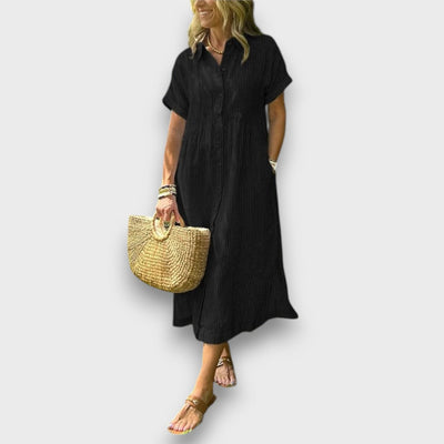 Marnea – Streifenkleid mit luftiger Eleganz