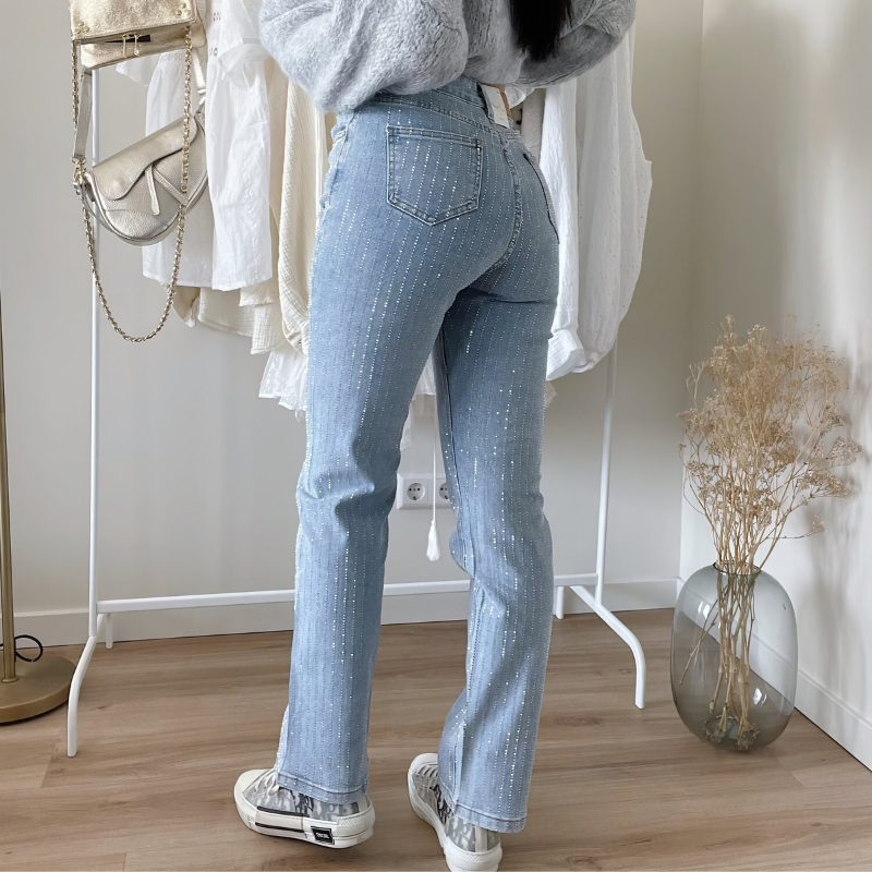 Erina | Straight Leg Jeans Damen | Slim-fit