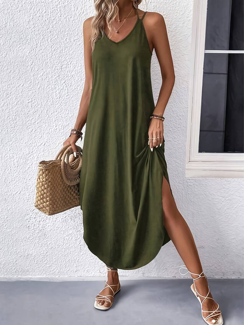 Alona | Strand Sommerkleid | Midi