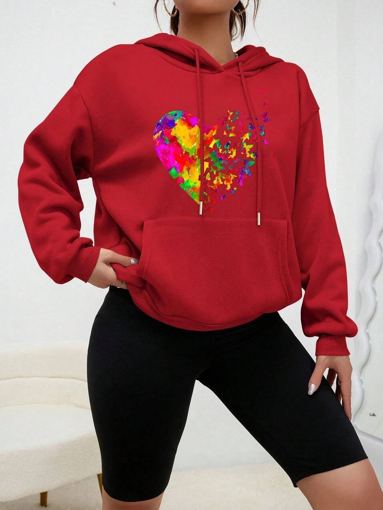 Raven® | Bedruckter Kapuzenpullover